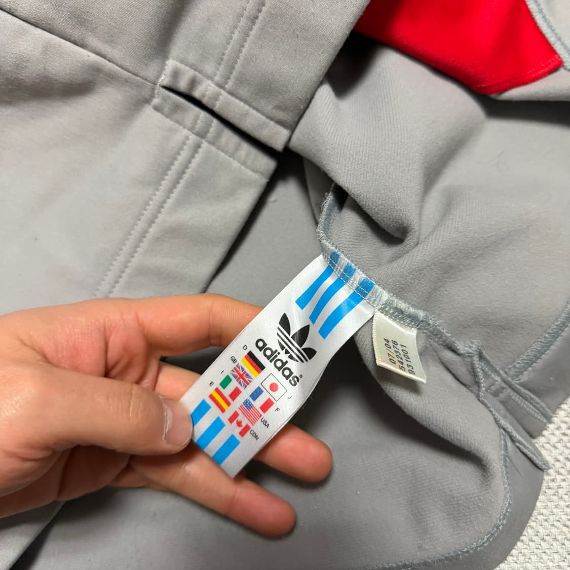 00s 아디다스 오리지널 반팔 트랙 후디 상품이미지4