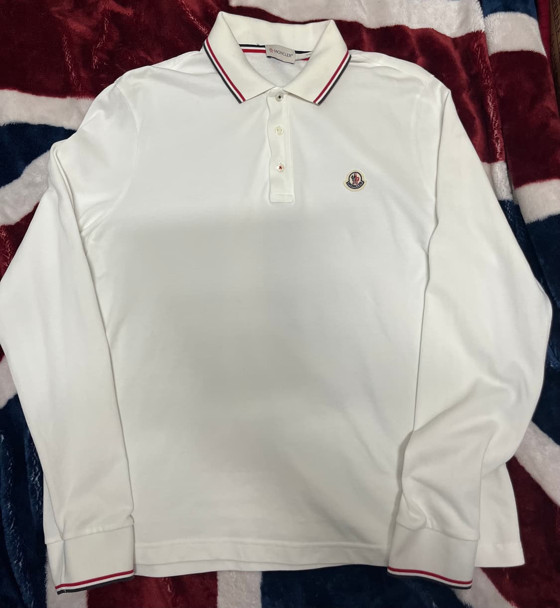 MONCLER 긴팔 카라티 M 95 정품 상품이미지1