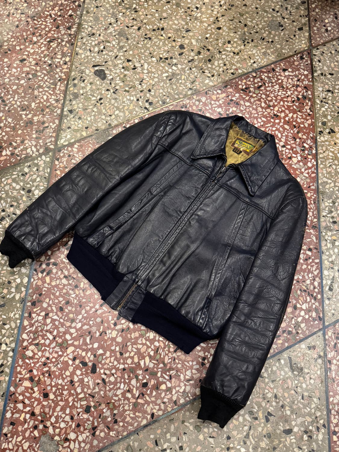 50s Blocks 호스하이드 봄버자켓 (42)y 상품이미지2