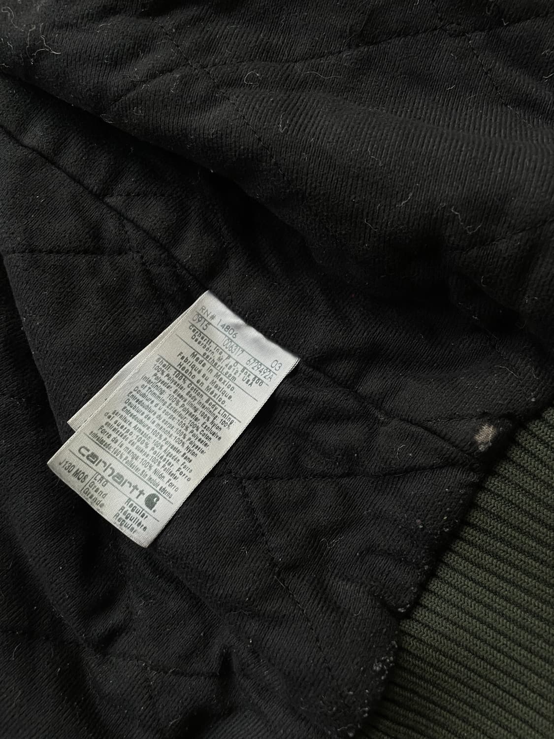 칼하트 j130 mos 모스 액티브 샌드스톤 빈티지 carhartt 상품이미지6