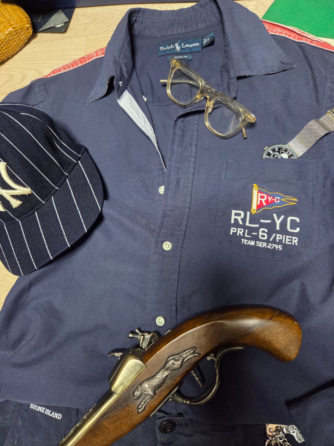 POLO RALPH LAUREN 셔츠 남방 네이비 포켓 상품이미지5