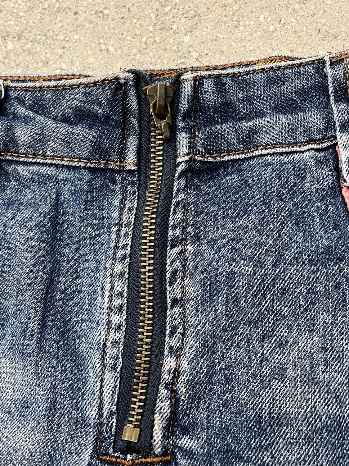 Desigual 자수 데님 스커트 상품이미지4