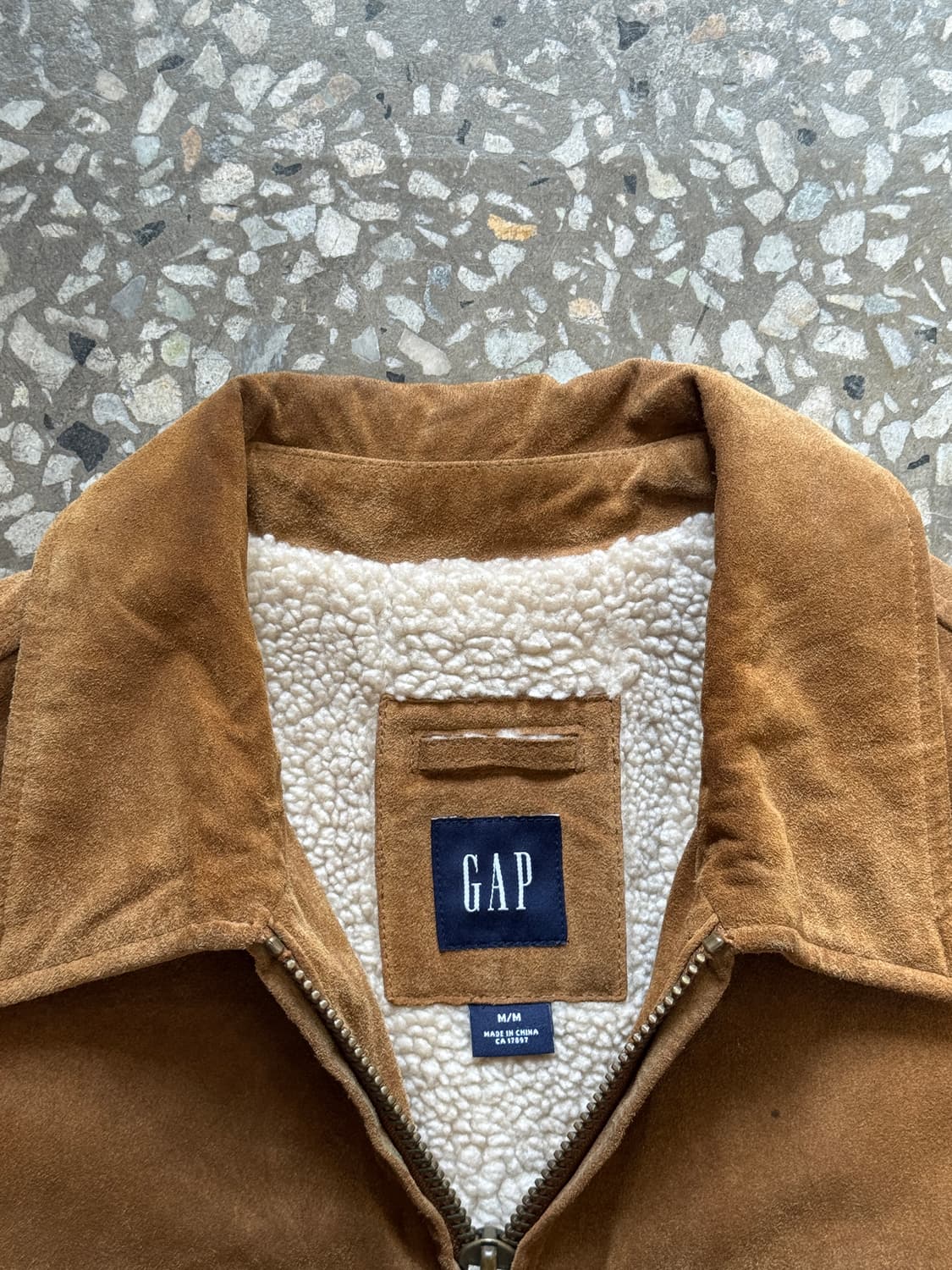 90~00s 갭 스웨이드 자켓(O70) 상품이미지5