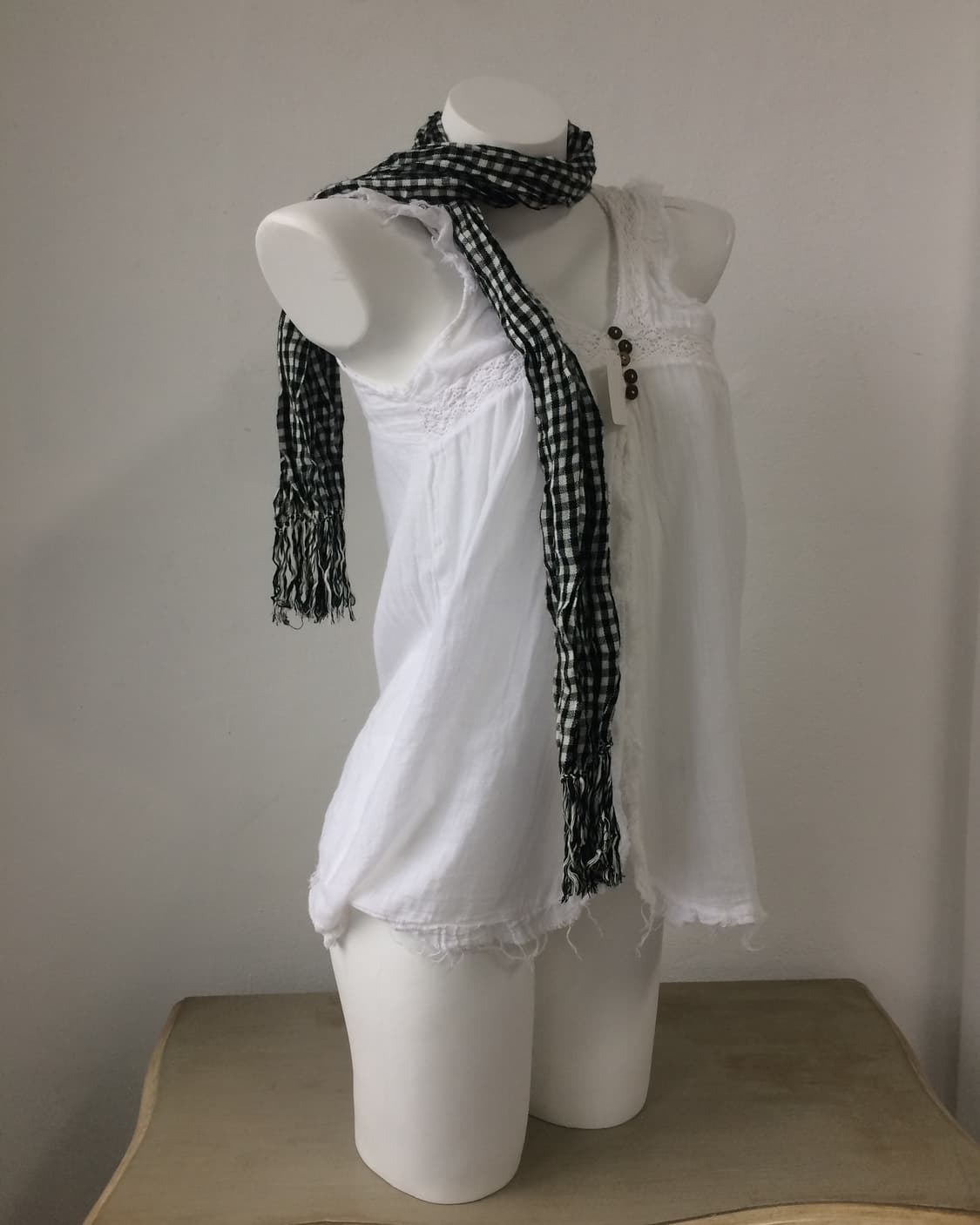 check pattern scarf 상품이미지2