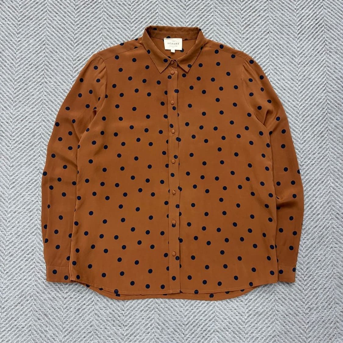 세잔 도트 블라우스 v2375 상품이미지1