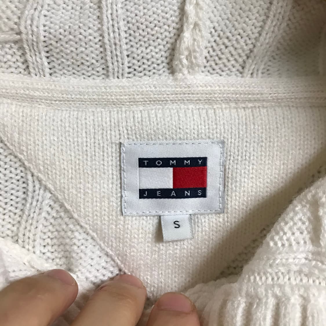 타미진스 크롭탑 여성 후디 니트 상품이미지3