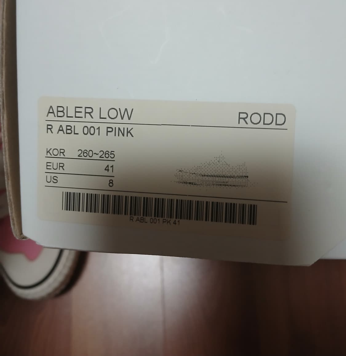 RODD ABLER LOW 핑크 260-265 상품이미지5