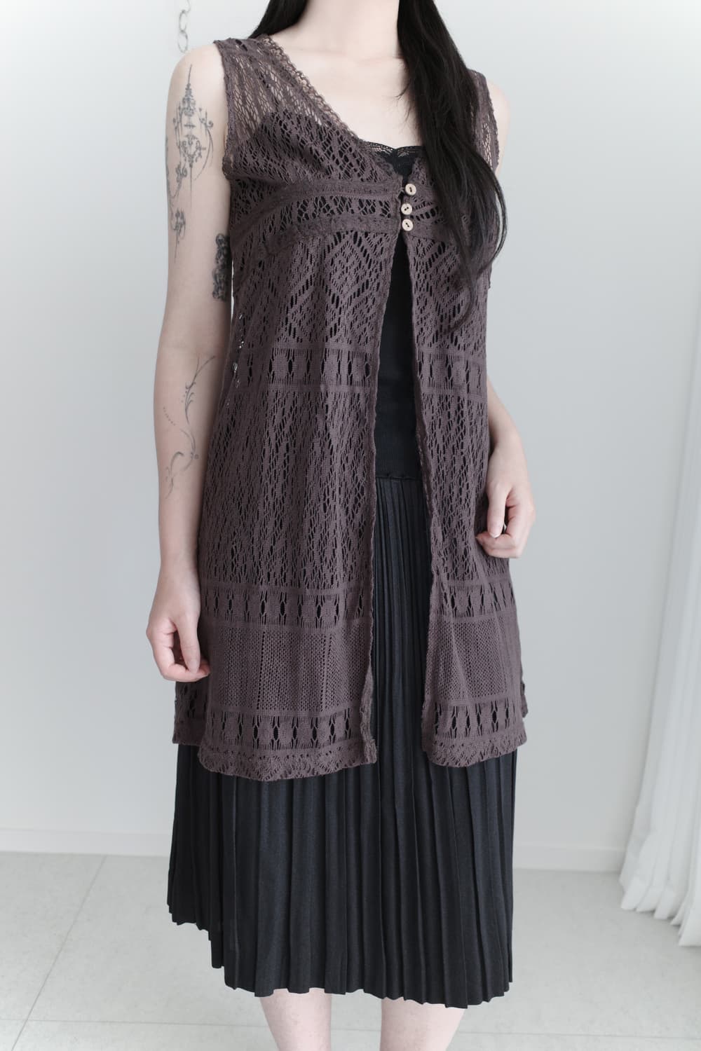 knit vest sleeveless  상품이미지6