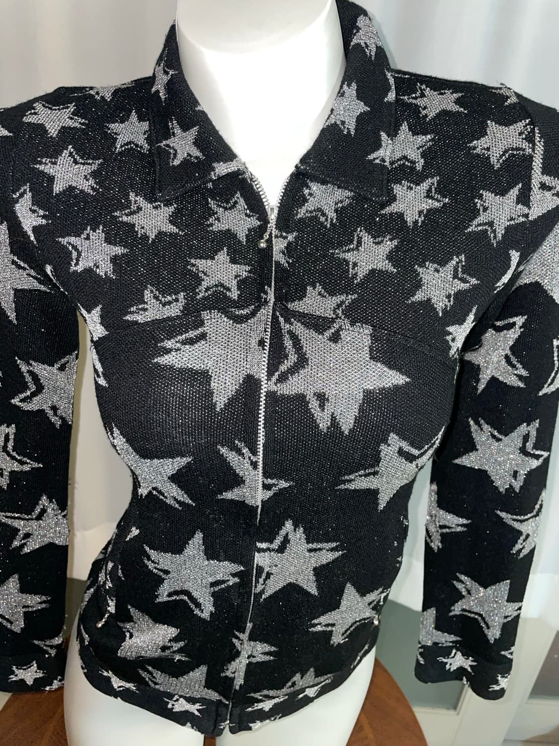 별 니트 집업 상품이미지3