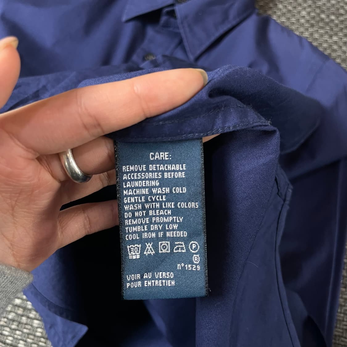 폴로랄프로렌 네이비 코튼 긴팔 셔츠 6 상품이미지6