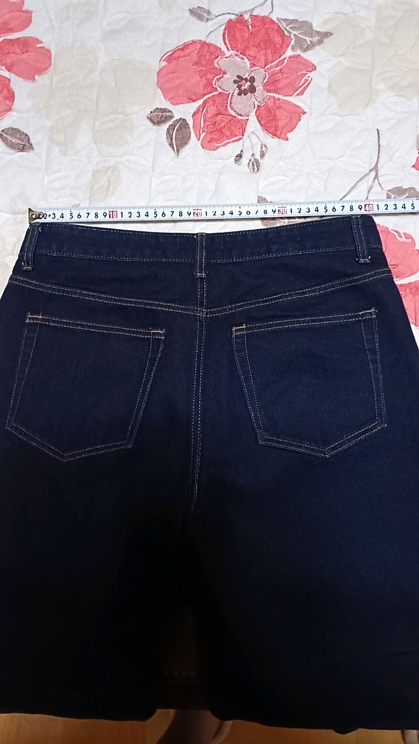 무신사 와이드 데님팬츠 실측31인치 기장105 상품이미지6