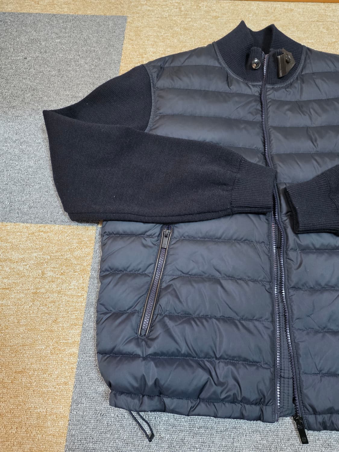 마시모두띠 네이비 패딩 니트 자켓 [100사이즈] 상품이미지4