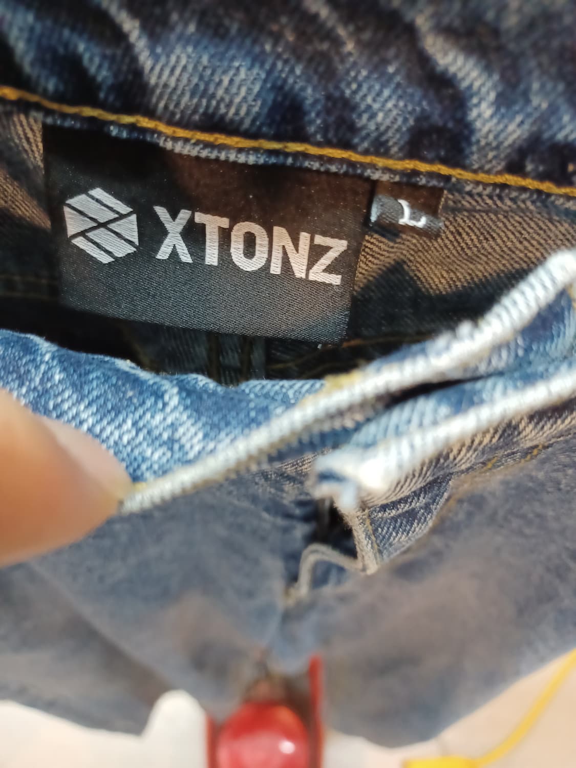 엑스톤즈 빈티지워싱 루즈핏 청바지 L 상품이미지3