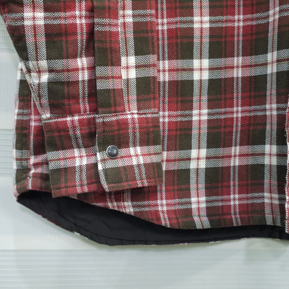 일본 AQUA PLANET 웨스턴 체크셔츠- M 상품이미지4