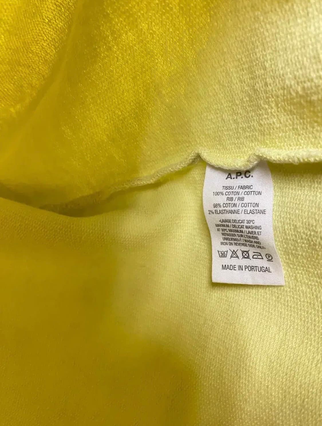 아페쎄 A.P.C 기본 맨투맨 티셔츠 M 상품이미지5