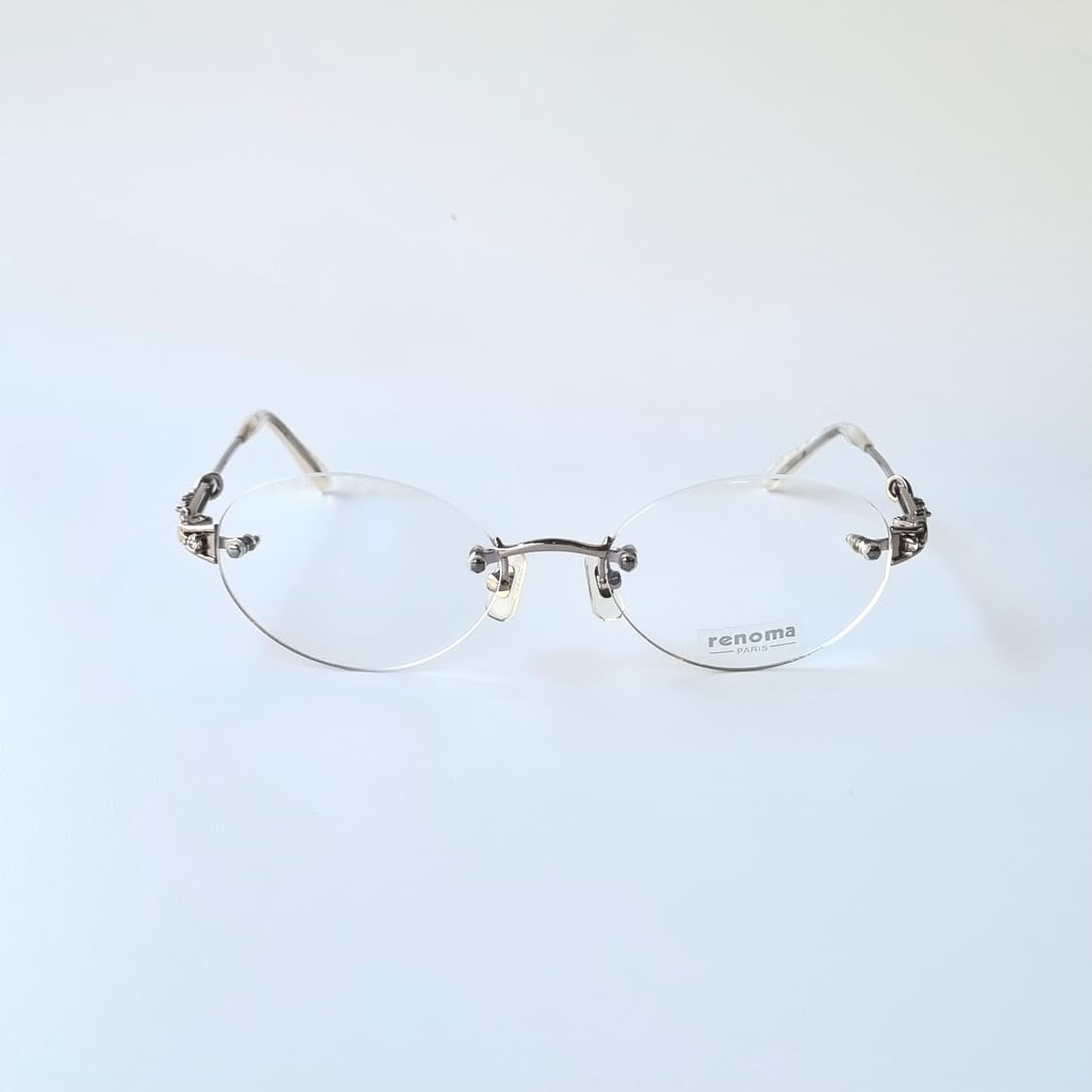 데드스탁 오벌쉐임 큐빅무테 포인트 안경테 275 상품이미지2