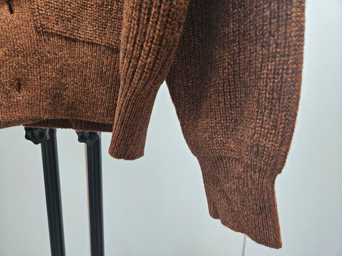 이얼즈어고 로버울 가디건 브라운 두꺼운 버전 L사이즈 상품이미지6