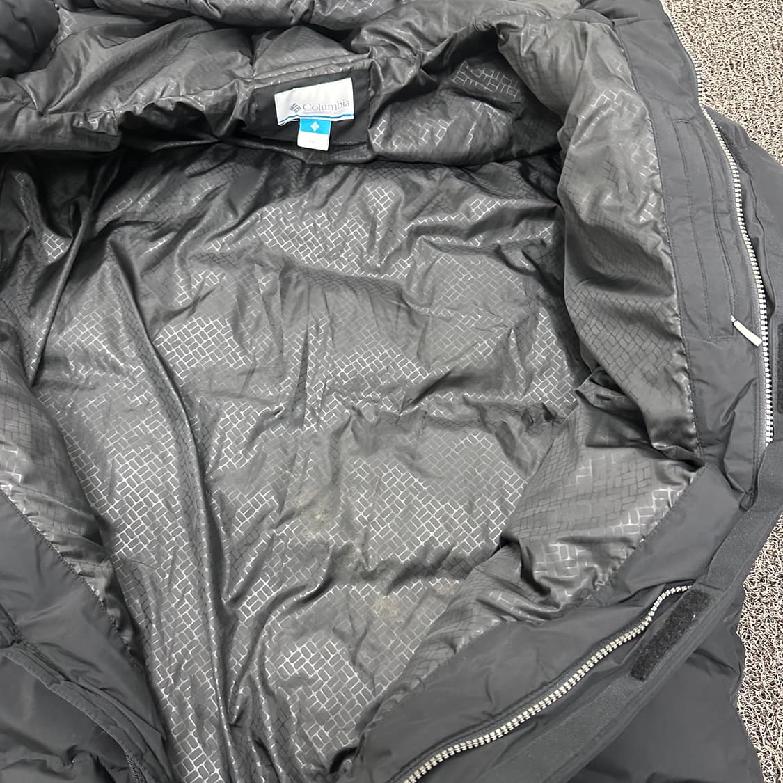 컬럼비아 롱패딩 후드 블랙 2XL 상품이미지8