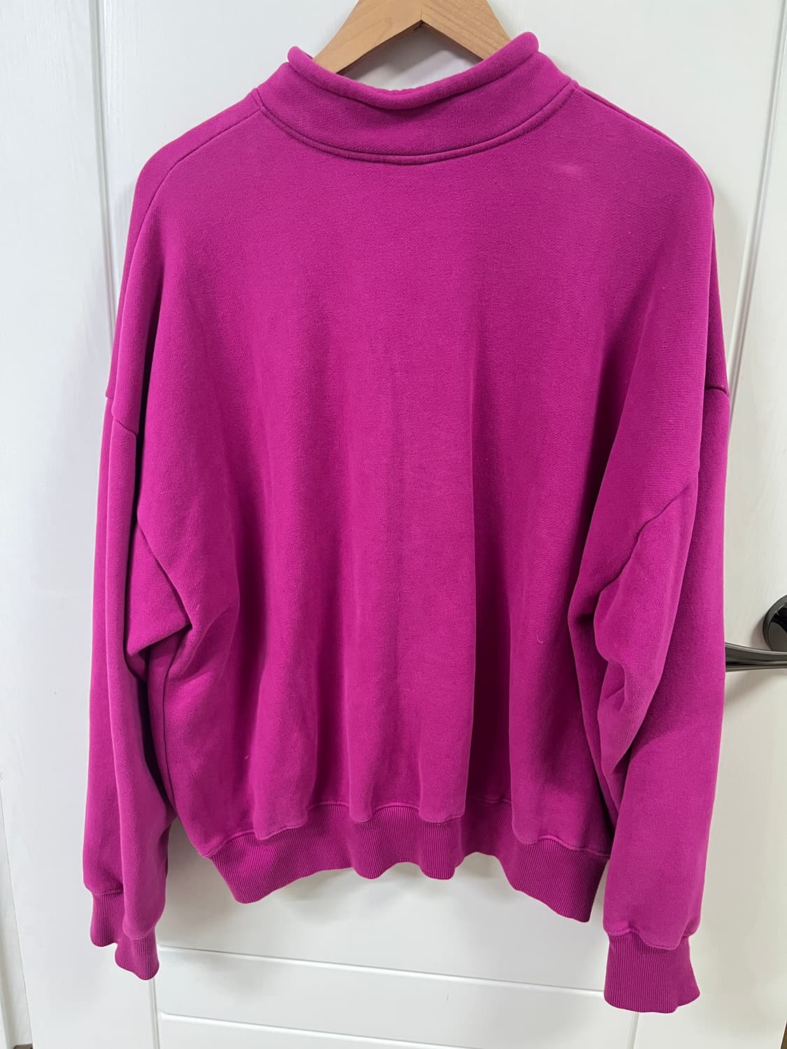 테켓 Home&Away Half Zip-Up Sweatshirt 핑크 상품이미지4