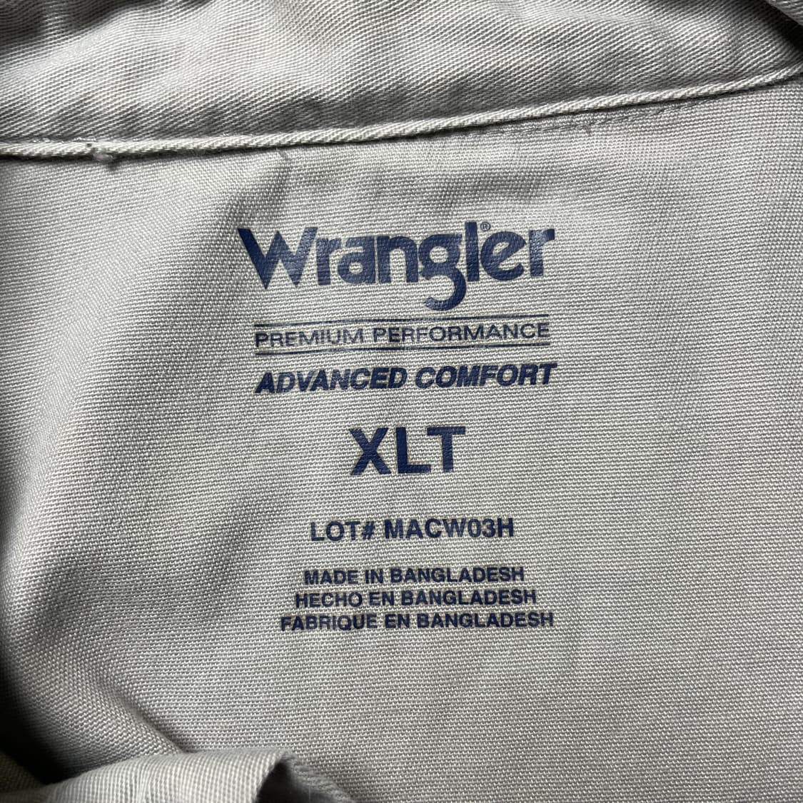 WRANGLER 랭글러 빈티지 베이지 웨스턴 코튼셔츠 A00398 상품이미지9