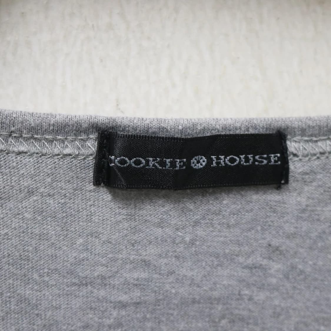 COOKIE HOUSE 레터링 긴팔 슬리브리스 64322 상품이미지7