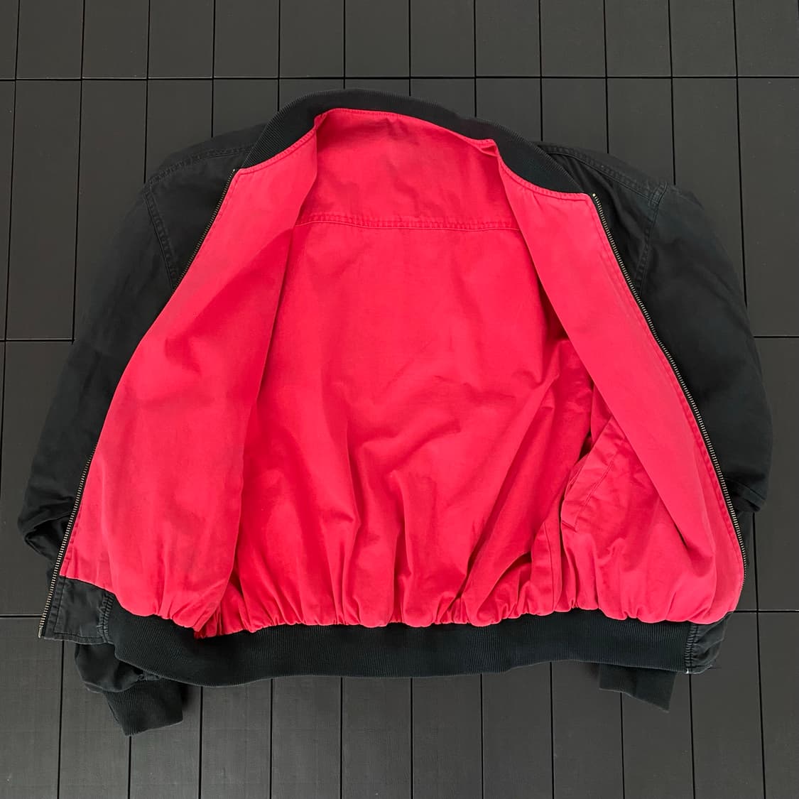 (M) 90s 빈티지 말보로 리버시블 봄버 자켓 상품이미지7