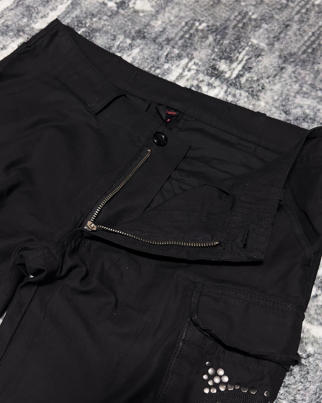 {Jack Rose} Embroidery Cargo Flare Pants 상품이미지8