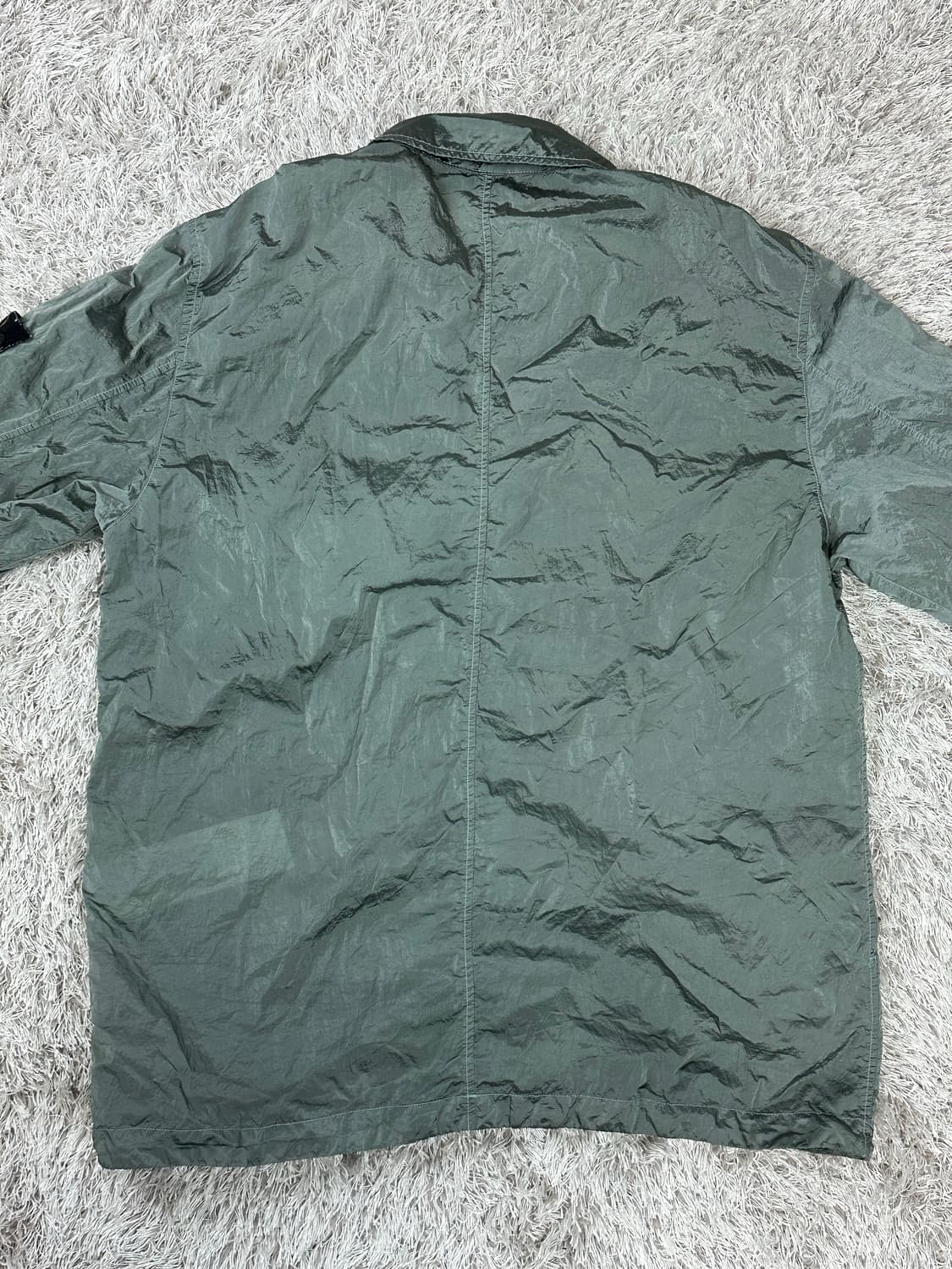 [XL] 백화점판 정품 스톤아일랜드 23SS 나일론 메탈 오버셔츠 상품이미지3