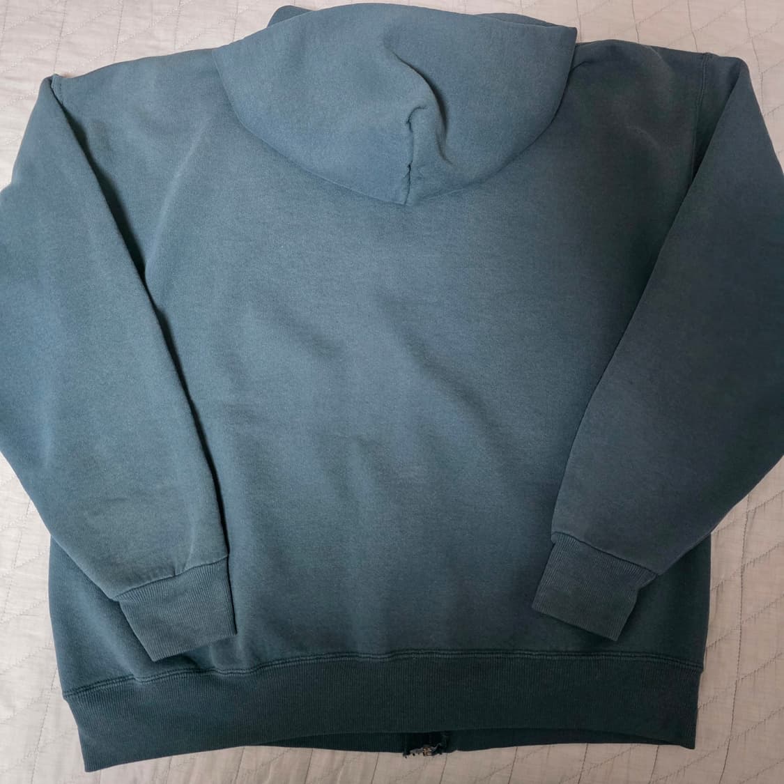 [L] 90s 빈티지 러셀 애슬레틱 후드집업 포레스트 그린 상품이미지5