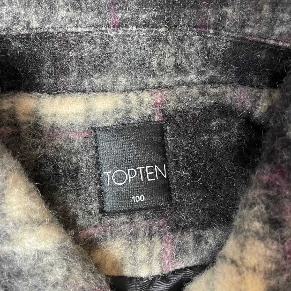 탑텐 울블렌드 부클 투포켓 집업 자켓 100 상품이미지4