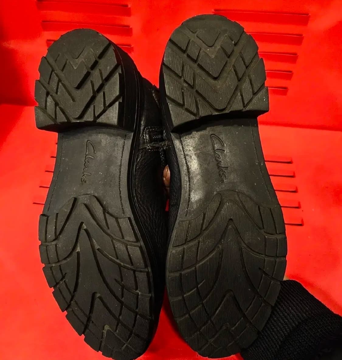 클락스(Clarks) 소가죽 스트렙 바이커 퍼 부츠 235size 상품이미지7