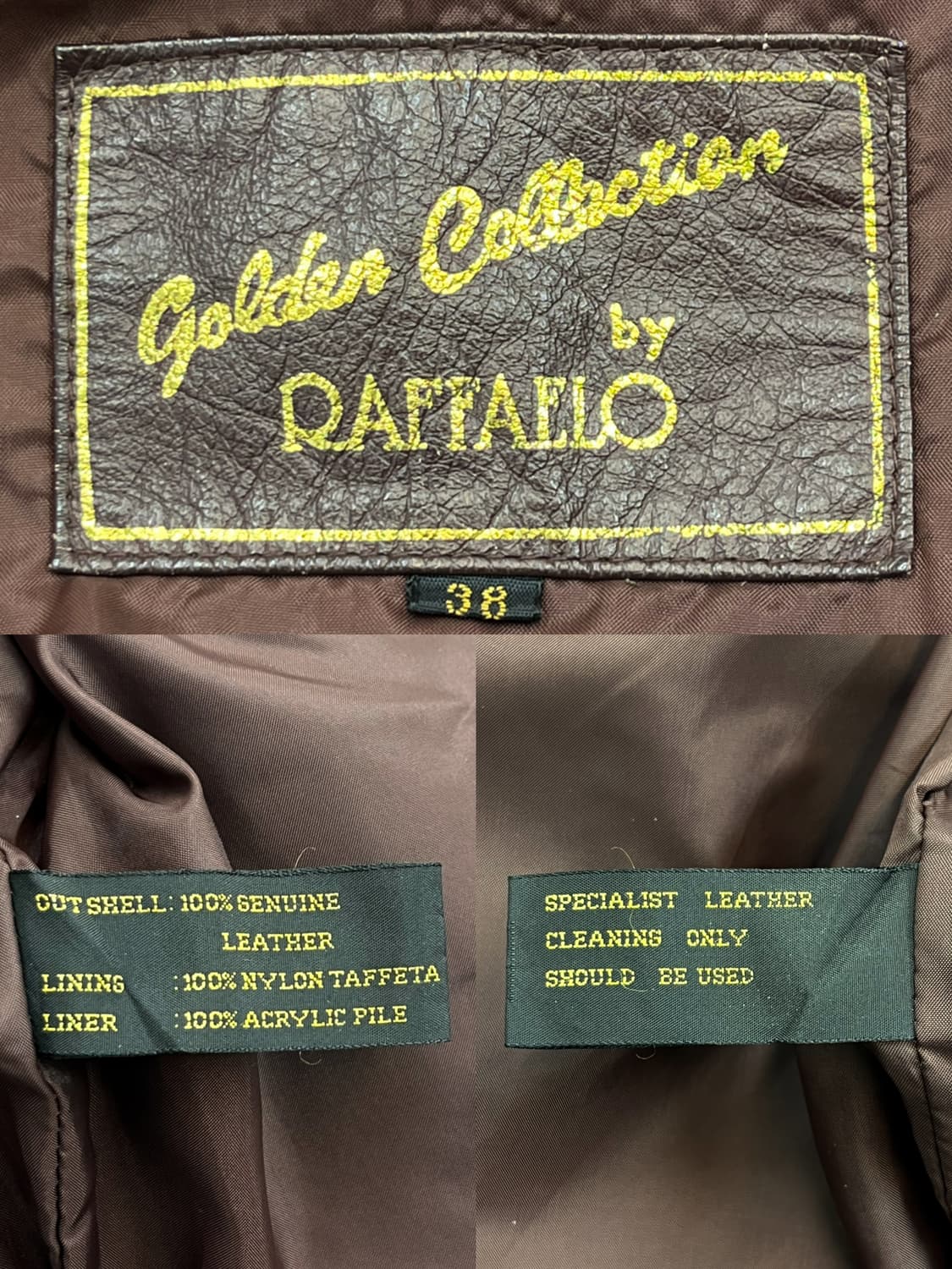 라파엘로 90's 레더 자켓 상품이미지6