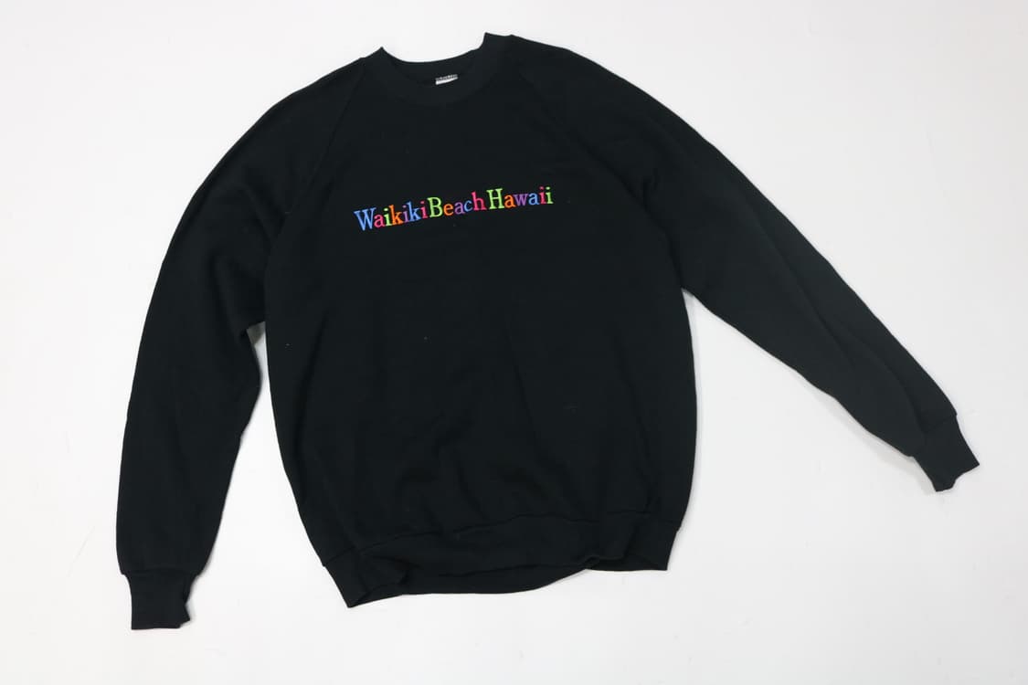 저지스 90s 와이키키 비치 하와이 자수 스웻셔츠 (XL) 상품이미지2
