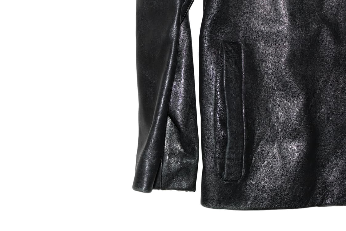 솔리드옴므 램스킨 싱글 레더 자켓  상품이미지2