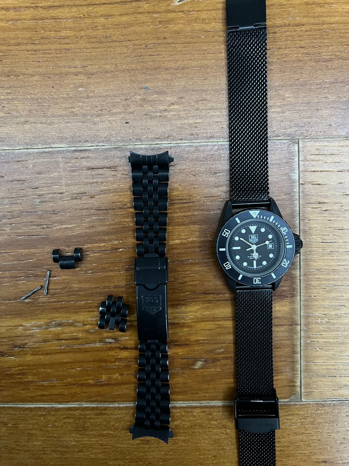 태그호이어 빈티지 1000 pvd 블랙 보이 사이즈 상품이미지1