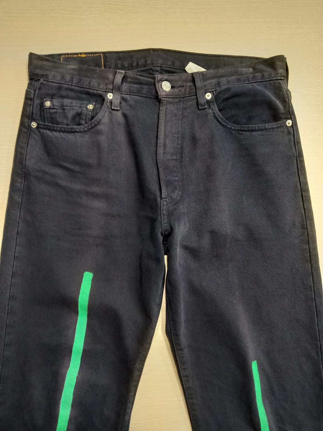 33 05's 리바이스501 일자진 진청 커스텀 33-421 상품이미지3