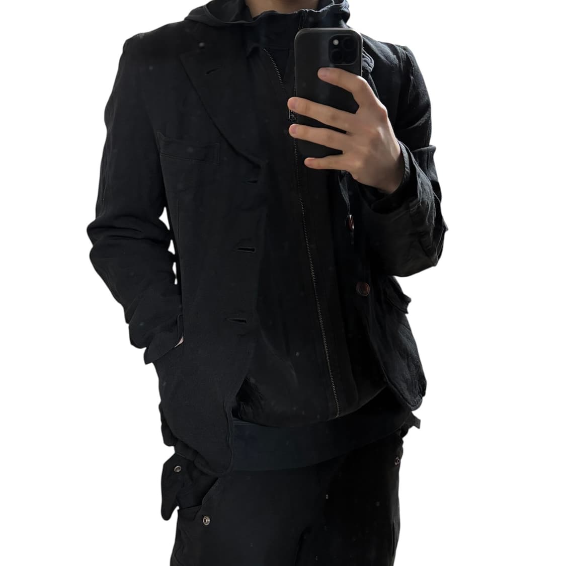 [S] 꼼데가르송 옴므 플러스 05SS 축융 폴리 재킷 상품이미지7