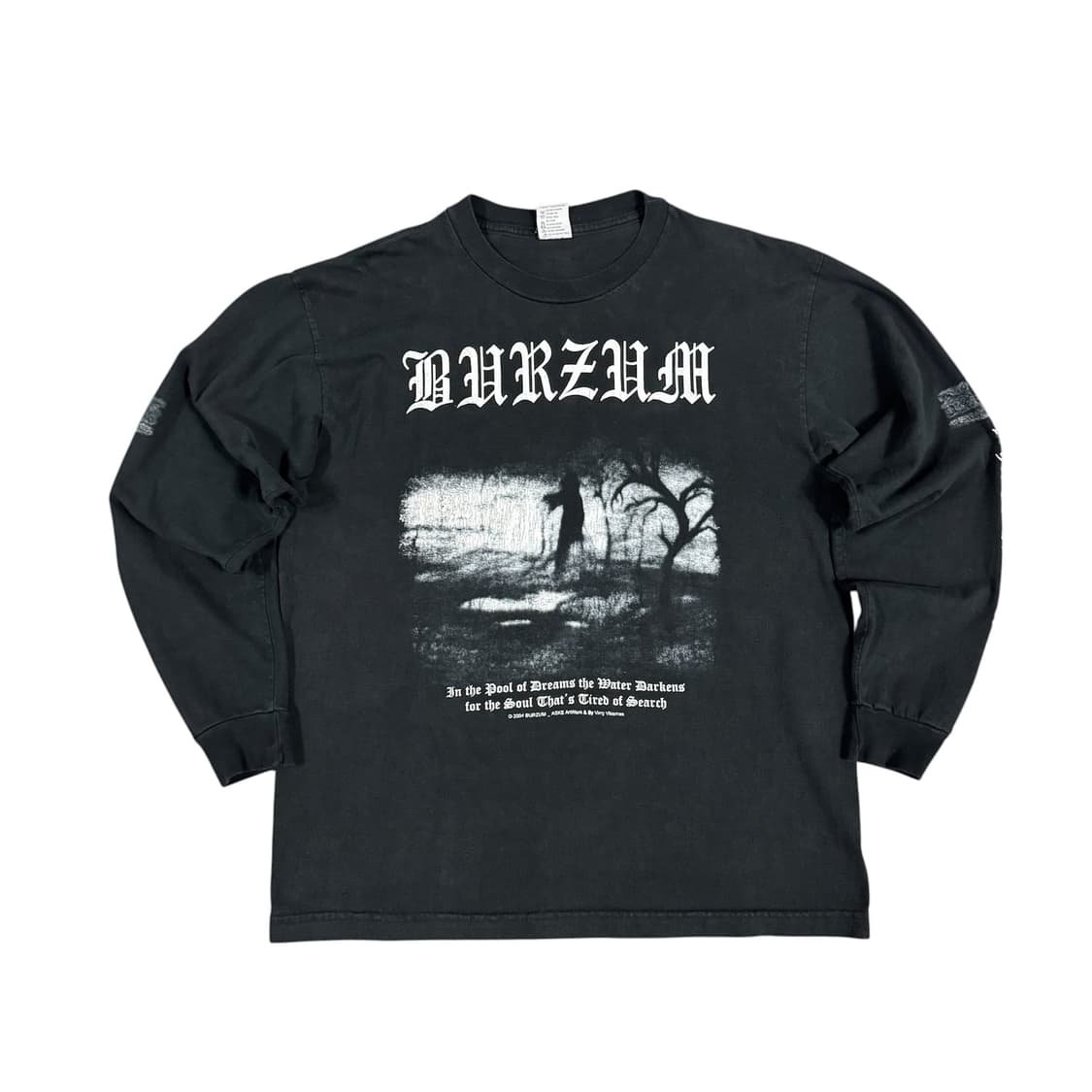 빈티지 2004 Burzum 버즘 블랙메탈 롱슬리브 티셔츠 상품이미지2