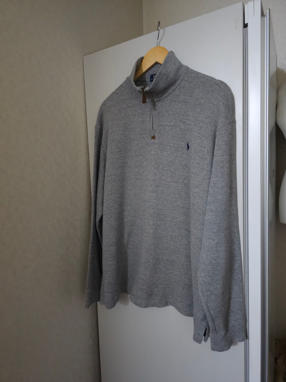 폴로 랄프로렌 하프집업 맨투맨 그레이 상품이미지1