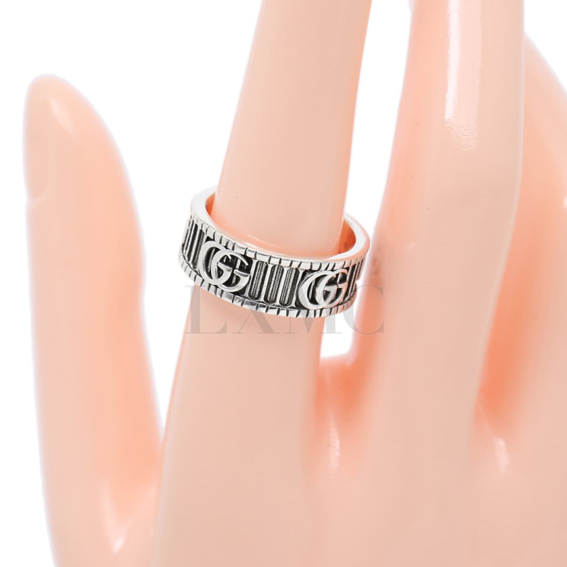 구찌 GG마몽 실버링 더블 G 디테일 실버반지 551899 상품이미지5