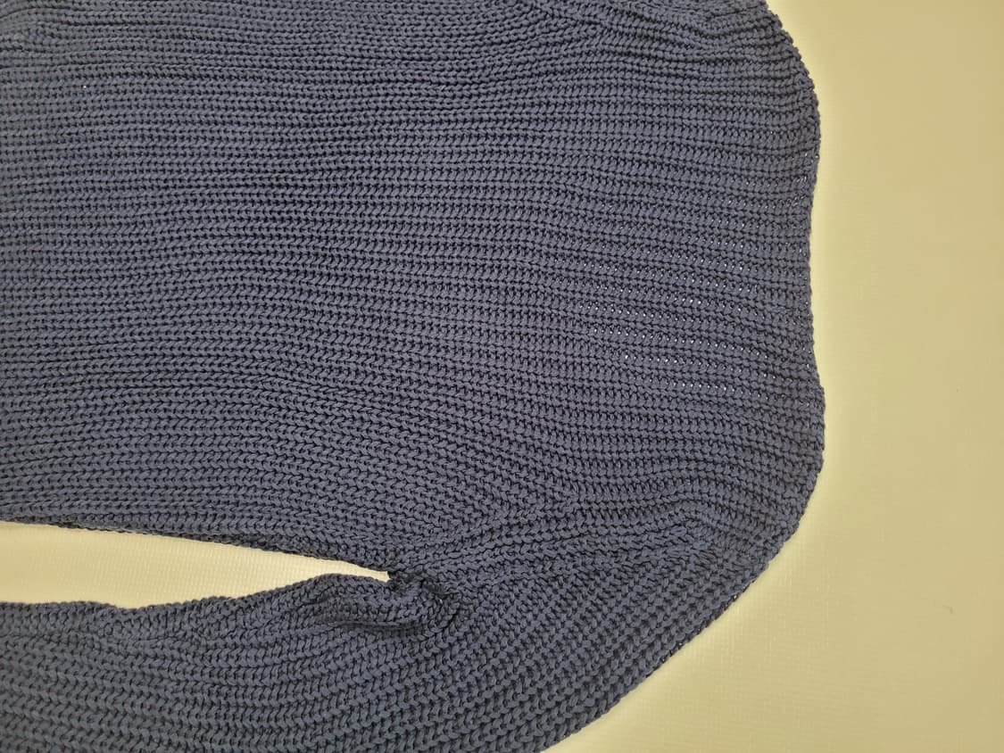 자라맨 ZARAMAN 로우게이지 V넥 니트 105 네이비 상품이미지10