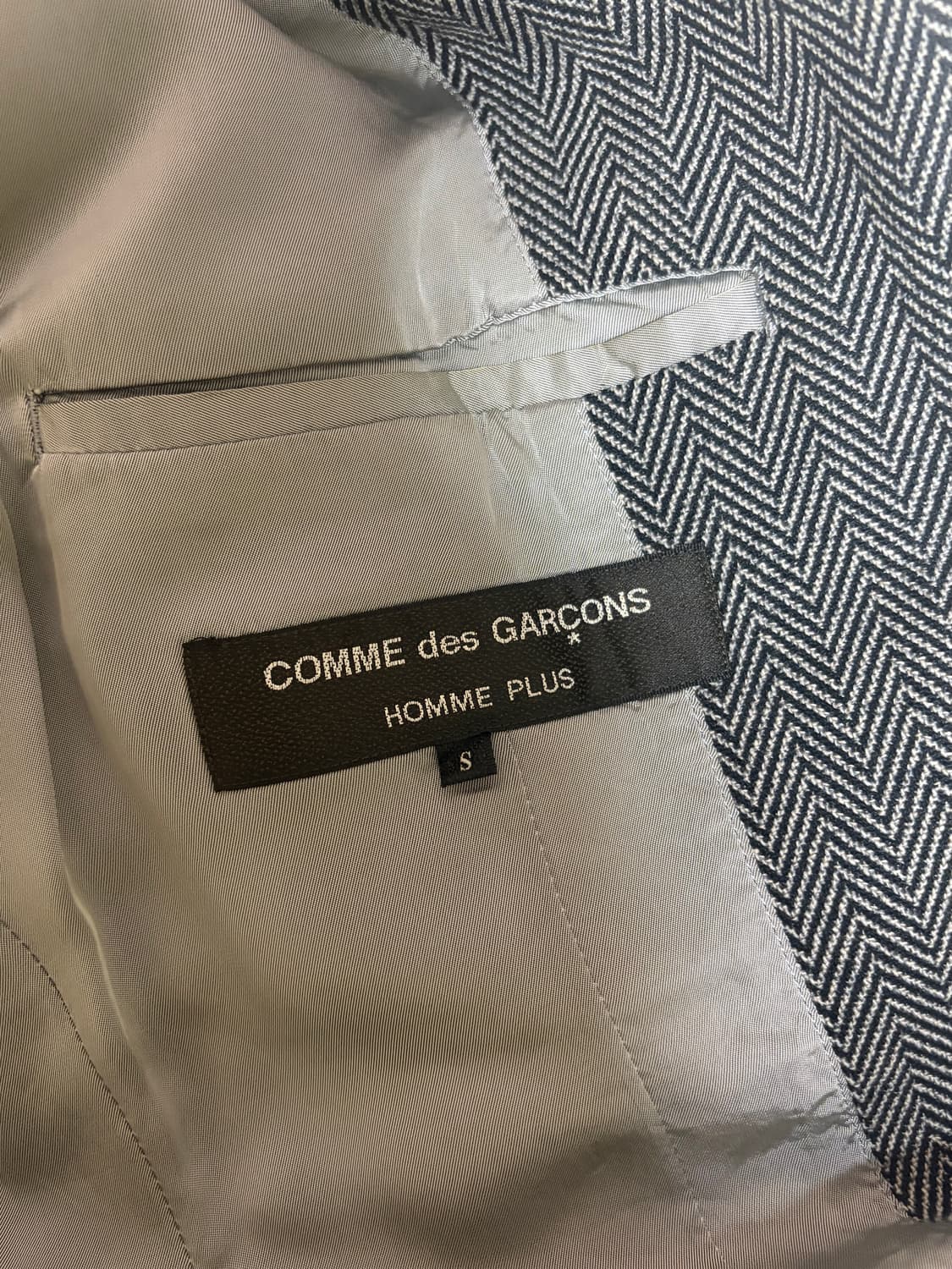 꼼데가르송 옴므 플러스 헤링본 블레이저 상품이미지2