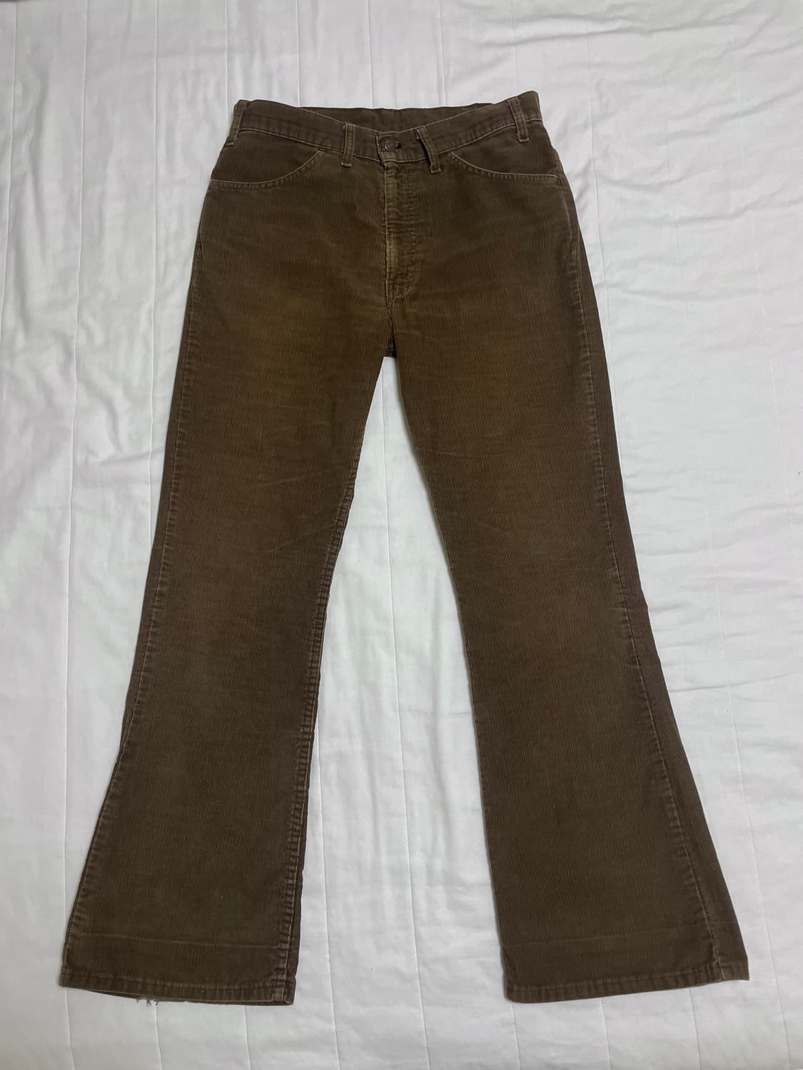 리바이스 70s 646 코듀로이 벨바텀 브라운 부츠컷 517 상품이미지2