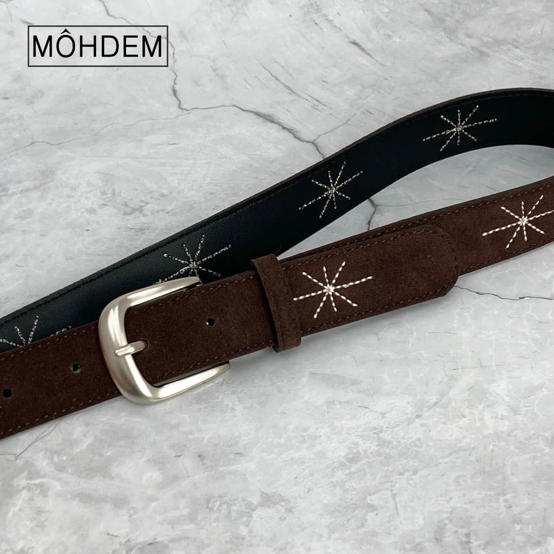 [Unisex] 샤이닝 자수 벨트 3컬러 상품이미지5