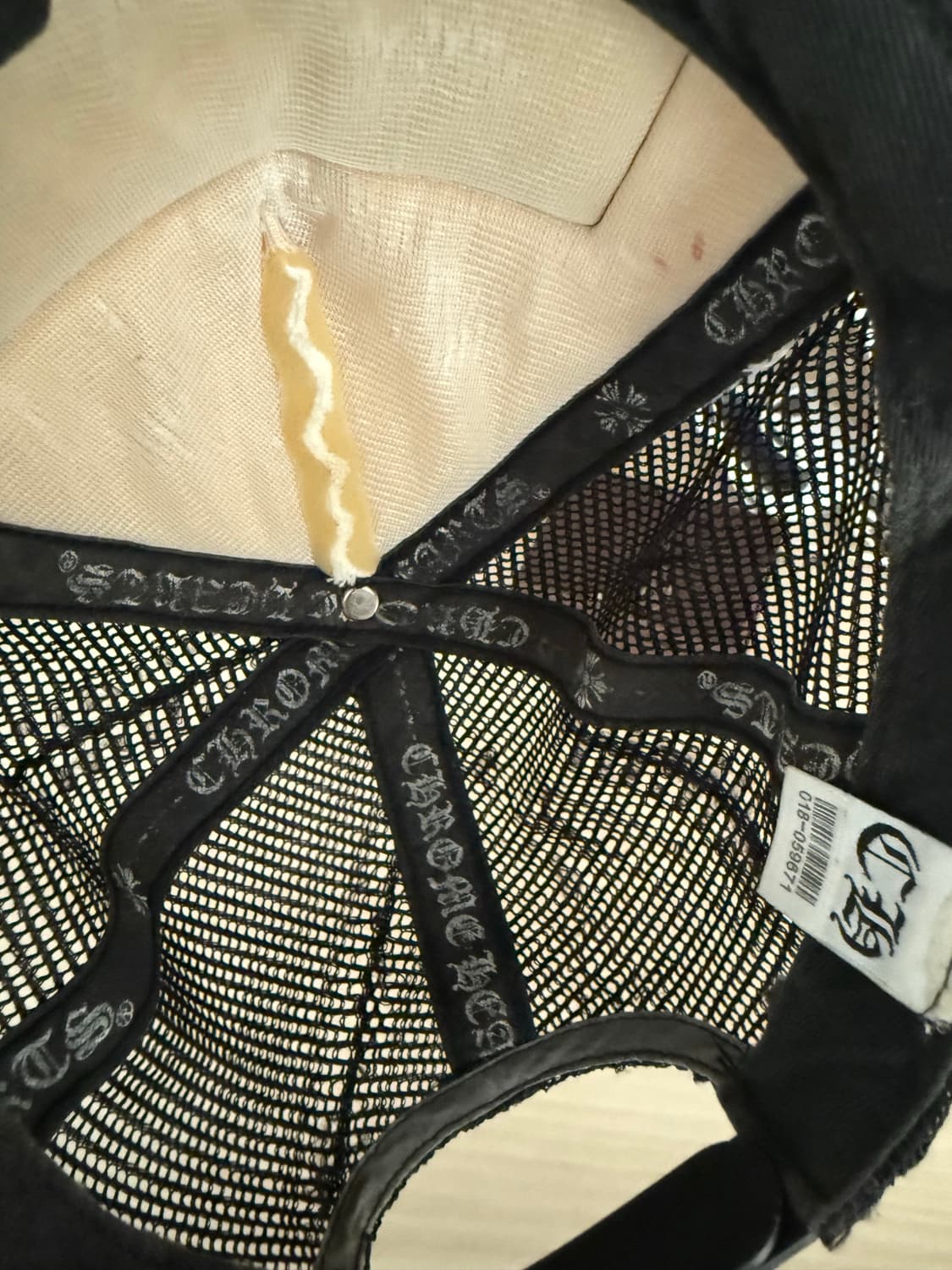 크롬하츠 퍽 모자 캡 화이트 상품이미지4