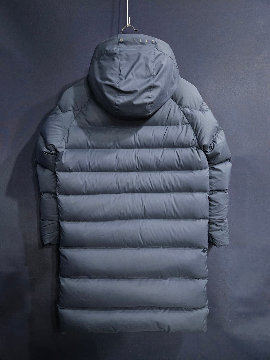 밀레 다크그린 남성 95 덕다운 롱패딩  상품이미지2