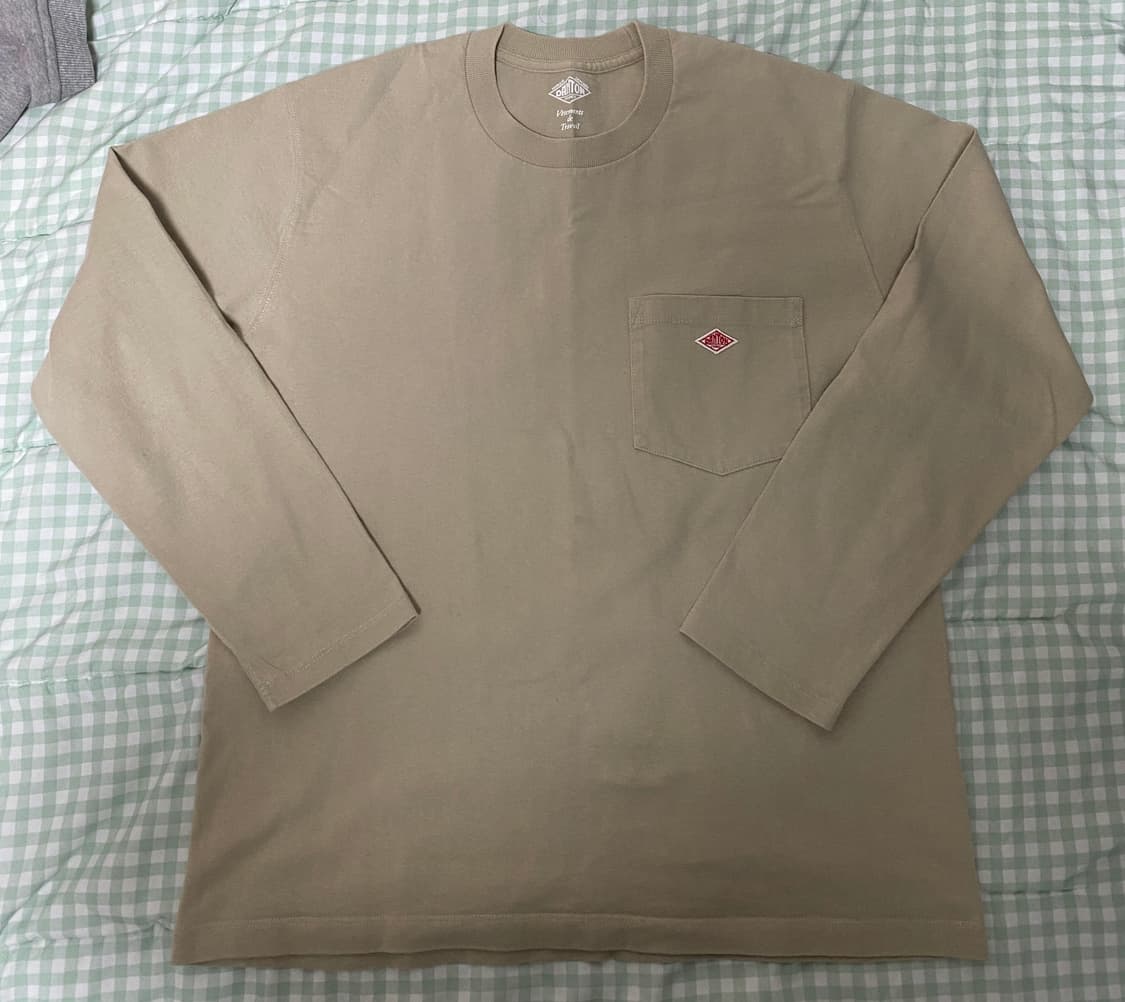 단톤 포켓 롱슬리브 아이보리 상품이미지1