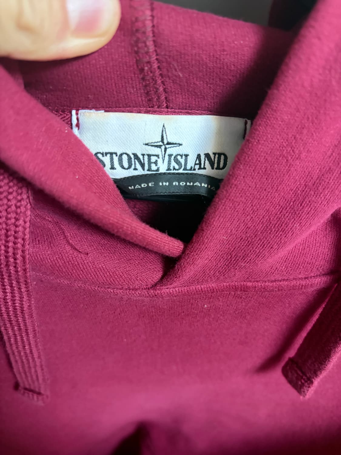 [xxl]스톤아일랜드 버건디 후드티 상품이미지5