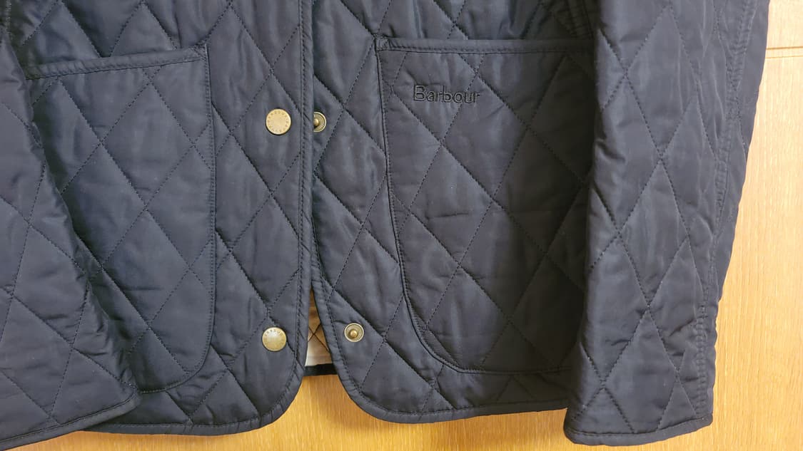 BARBOUR 바버 | 여성 네이비 Annandale 퀼팅 자켓 상품이미지3