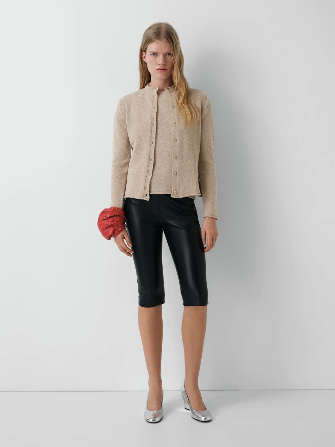 F/ 기마구아스 26SS 펄세라 스터드 아일릿 백/ 레드 상품이미지7